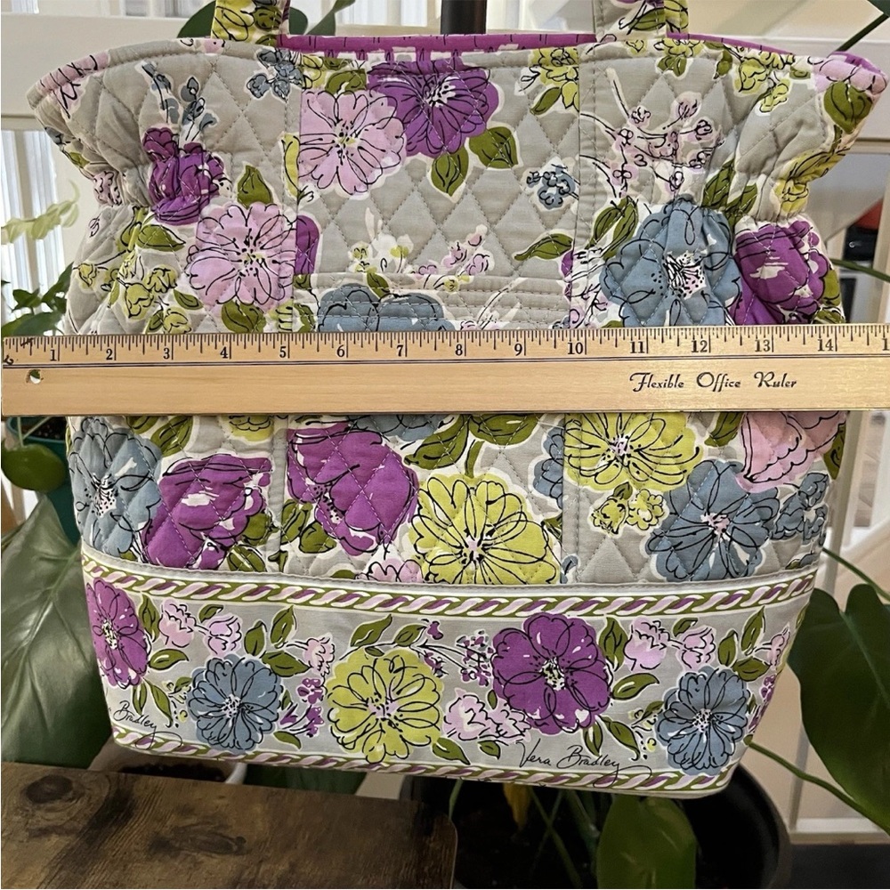Vera Bradley Laura Cinch Tote in Watercolor Floral - Picture 10 of 14